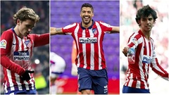 Griezmann, Suarez và Joao Felix: Bộ ba tấn công của Atletico? Griezmann, Suarez và Joao Felix: Bộ ba tấn công của Atletico?