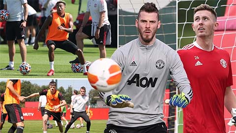 De Gea cắt ngắn kỳ nghỉ, lao vào tập luyện đòi lại vị trí ở MU