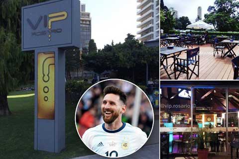 Nhà hàng VIP của Messi ở  quê nhà Argentina rất hút khách