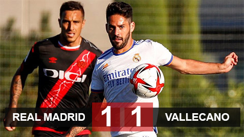 Real Madrid bị "đàn em" Vallecano cầm hòa ở trận giao hữu Real Madrid bị "đàn em" Vallecano cầm hòa ở trận giao hữu