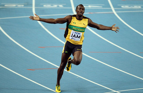 Usain Bolt thống trị đường chạy 100m tại đấu trường Olympic với thành tích 9,63 giây