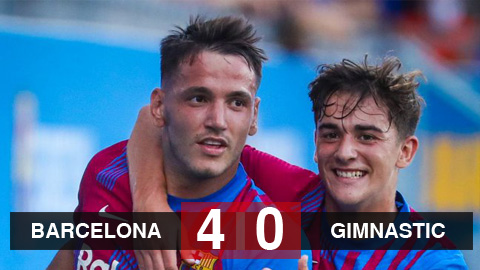 Kết quả Barcelona 4-0 Gimnastic Tarragona: Hat-trick bất ngờ của Manaj Kết quả Barcelona 4-0 Gimnastic Tarragona: Hat-trick bất ngờ của Manaj