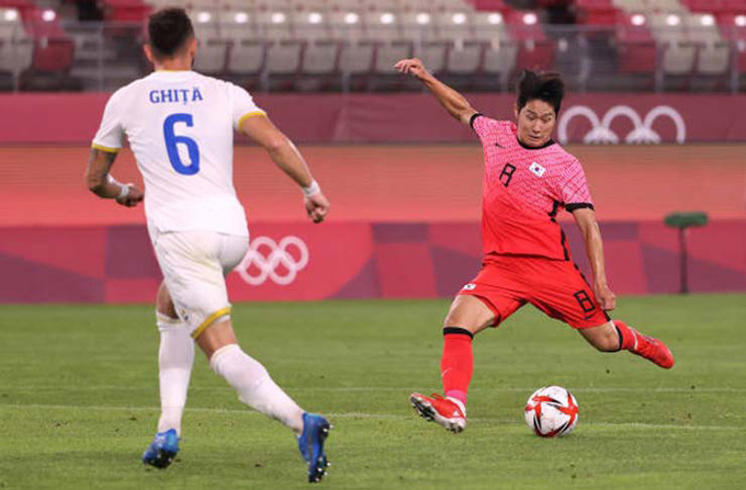 Lee Kang-in lập cú đúp ở trận U23 Romania vs U23 Hàn Quốc