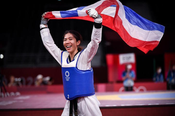 Tuyển thủ Wongpattanakit Panipak giành HCV Olympic môn taekwondo cho đoàn Thái Lan