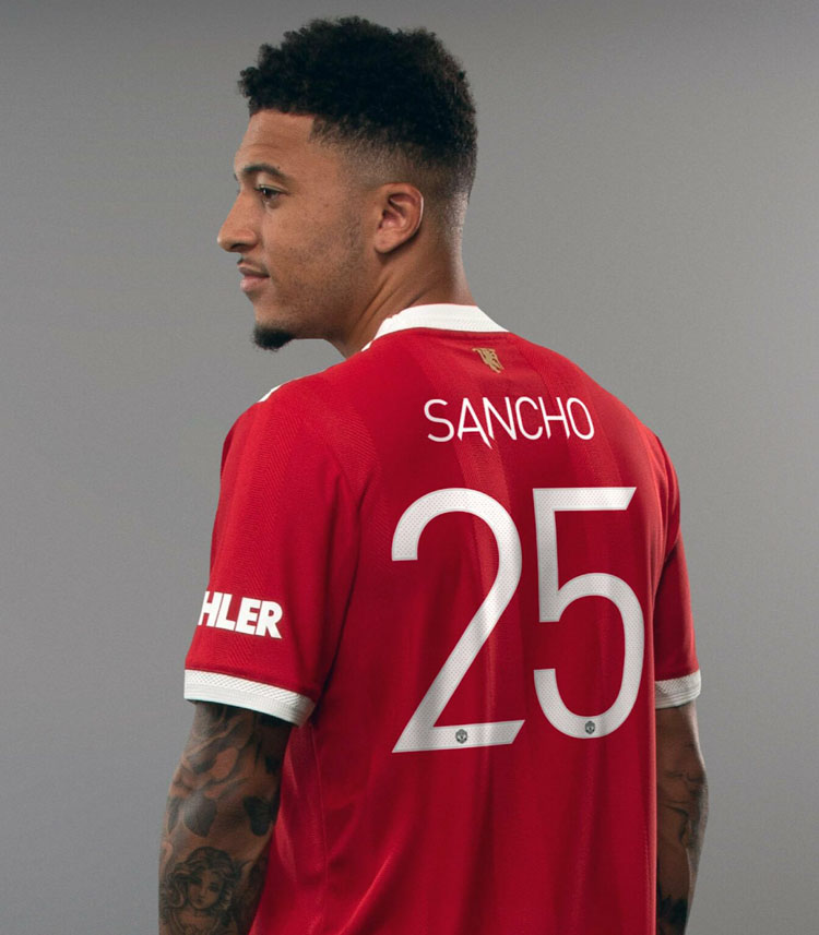 Sancho nhận số 25 ở Man United