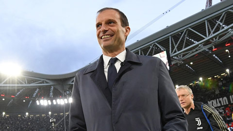 Allegri là số 1 về tỷ lệ thắng