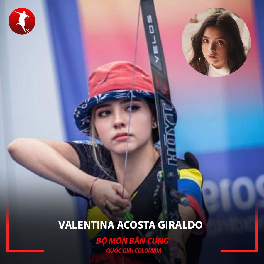 Nữ VĐV môn bắn cung Valentina Acosta Giraldo (Colombia)