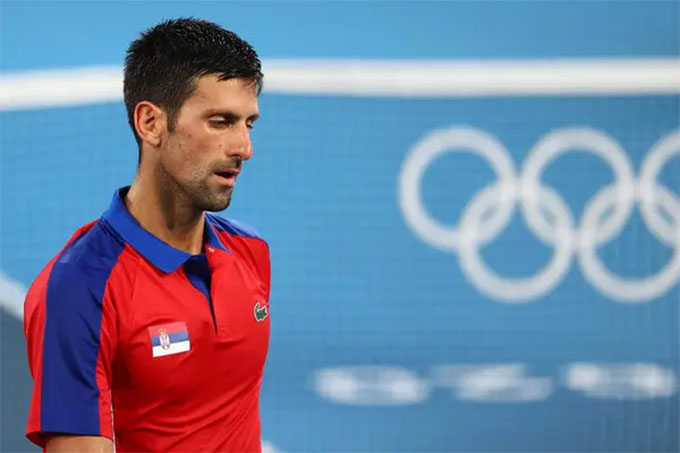 Djokovic không còn hy vọng giành huy chương vàng 