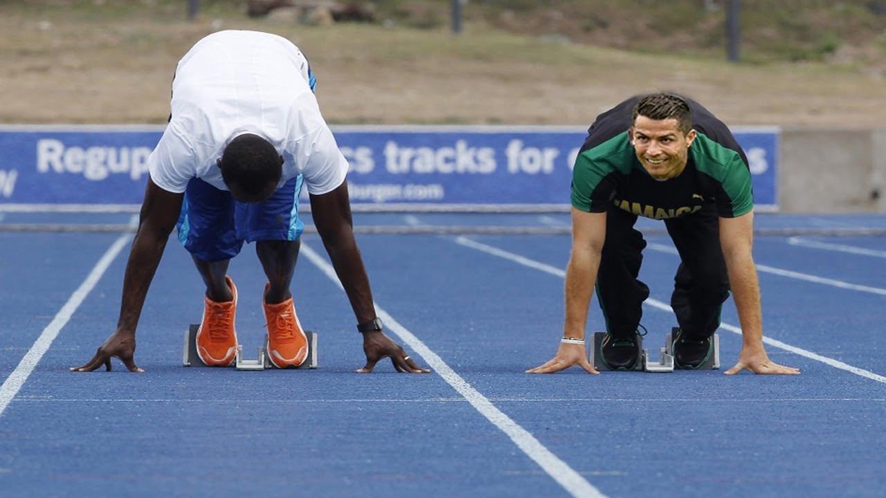 Cuộc đua giữa Bolt và Ronaldo trước đây cũng mang tính giải trí chứ không phải thi đấu