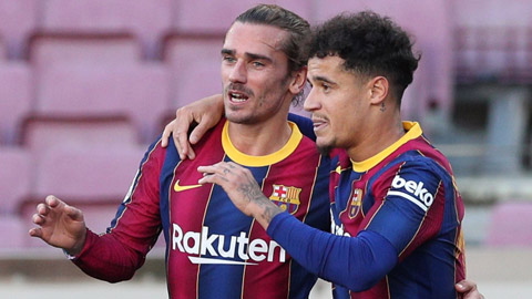 Không thể bán Griezmann và Coutinho, Barca đành thông báo giữ lại bộ đôi này cho mùa giải mới