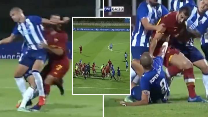 Vụ ẩu đả do Pepe châm mồi trong trận giao hũu giữa Roma và Porto