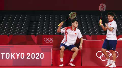 Trung Quốc chỉ giành 2 HCV dù góp mặt ở cả 5 trận chung kết cầu lông tại Olympic 2020