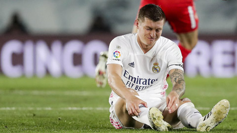 Kroos chấn thương, Real Madrid đau đầu về lực lượng