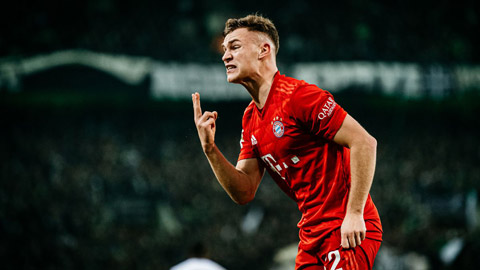  Joshua Kimmich sẽ nhận lương 20 triệu euro mỗi năm trong hợp đồng kéo dài tới năm 2026