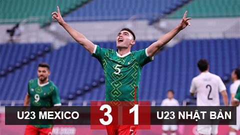 Kết quả U23 Mexico vs U23 Nhật Bản