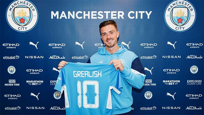 Grealish sẽ mặc áo số 10 tại Man City