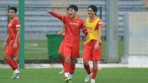 Tiền vệ Tuấn Anh báo tin cực vui cho HLV Park Hang Seo