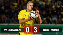 Kết quả Wiesbaden vs Dortmund: Show diễn của Haaland