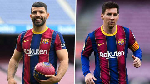Aguero lên tiếng về tin đồn đòi rời Barca vì Messi