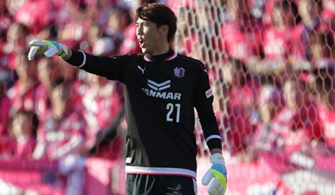 Kim Jin Hyeon để thủng lưới 9 trong 10 trận liên tiếp tại J.League 1 của Cerezo Osaka