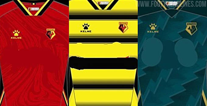 3 trang phục thi đấu của Watford ở mùa giải 2021/22