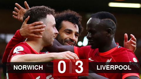 Kết quả Norwich 0-3 Liverpool: Salah tỏa sáng rực rỡ, Liverpool ra quân thắng lợi