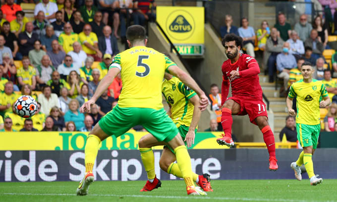 Salah ghi bàn ở trận mở màn của 5 mùa giải liên tiếp