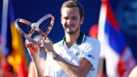 Daniil Medvedev giành Masters 1000 thứ tư