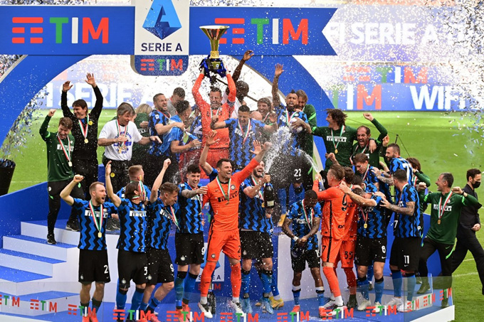 Inter vô địch Serie A 2020/21