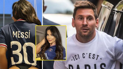 Miss Bumbum Suzy Cortez chuyển sang cổ vũ PSG vì Messi