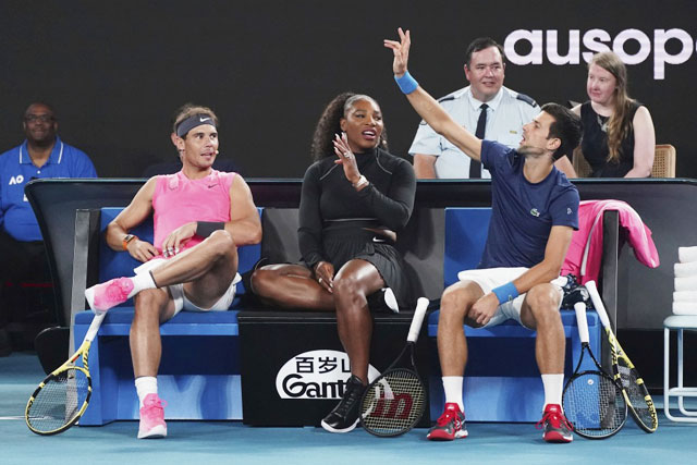 Cả Nadal, Serena và Djokovic đều muốn giữ sức trước khi trang tài tại US Open