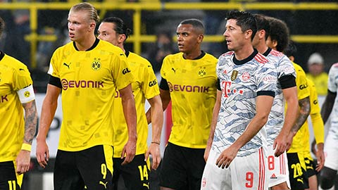 Điểm nhấn Dortmund vs Bayern: Haaland vẫn chỉ là 'học việc' của Lewandowski