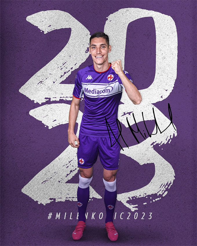Milenkovic gia hạn hợp đồng với Fiorentina đến năm 2023