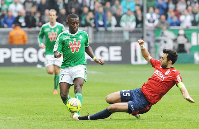 St.Etienne (trái) đủ sức đánh bại Lille nhờ lợi thế sân nhà