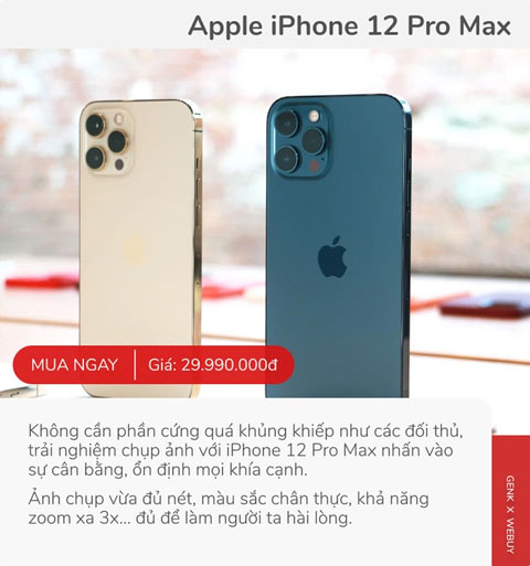 Smartphone chụp ảnh đẹp nhất: iPhone 12 Pro Max
