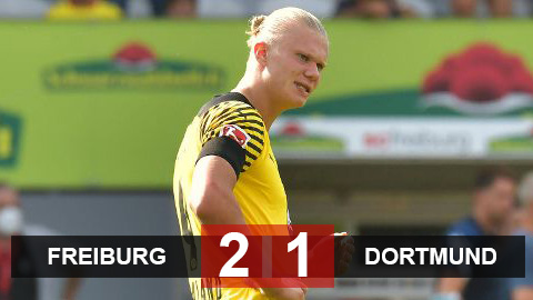 Kết quả Freiburg 2-1 Dortmund: Haaland bất lực, Dortmund trắng tay Kết quả Freiburg 2-1 Dortmund: Haaland bất lực, Dortmund trắng tay