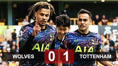 Kết quả Wolves 0-1 Tottenham: Alli giúp Gà trống tiếp tục bay cao
