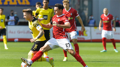 Thua Freiburg 1-2, Dortmund tái phát bệnh cũ