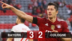 Kết quả Bayern Munich 3-2 Cologne: ĐKVĐ giành 3 điểm hú vía Kết quả Bayern Munich 3-2 Cologne: ĐKVĐ giành 3 điểm hú vía