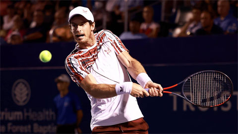 Andy Murray 'hủy diệt' đối thủ ở trận đầu Winston-Salem Open 2021
