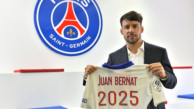 Bernat mới ký hợp đồng tới 2025 với PSG