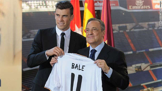 Bale chơi không thệ nhưng anh không gây ấn tượng bằng Ronaldo ở Real