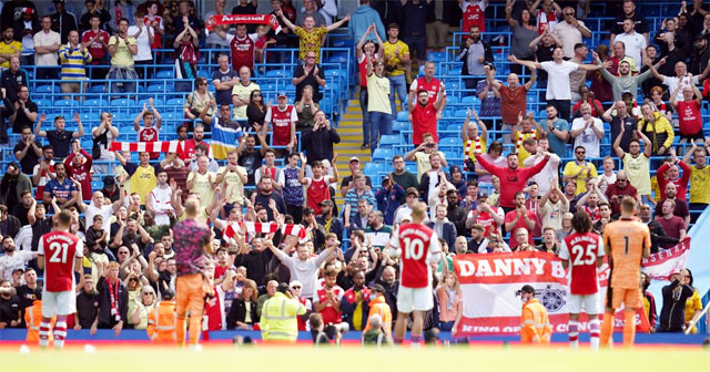 Chỉ số ít fan Arsenal đủ kiên nhẫn ở lại chứng kiến đến hết trận đấu với Man City