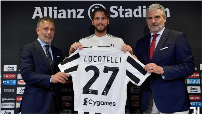 Locatelli gia nhập Juventus là một trong những vụ chuyển nhượng đáng chú ý nhất tại Serie A