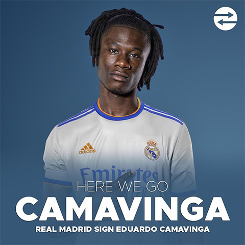 Camavinga sắp là người của Real Madrid