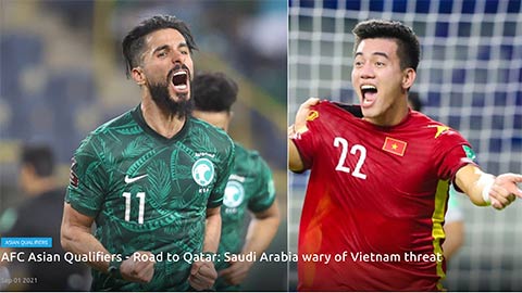 AFC nhắm Quang Hải, cảnh báo ĐT Saudi Arabia về sức mạnh ĐT Việt Nam
