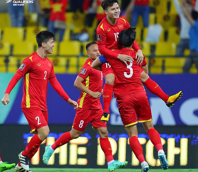 Quang Hải ghi bàn nhanh nhất lịch sử của ĐTQG Việt Nam ở vòng loại World Cup 