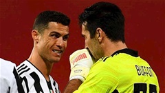 Buffon bảo vệ Ronaldo trước fan Juventus Buffon bảo vệ Ronaldo trước fan Juventus