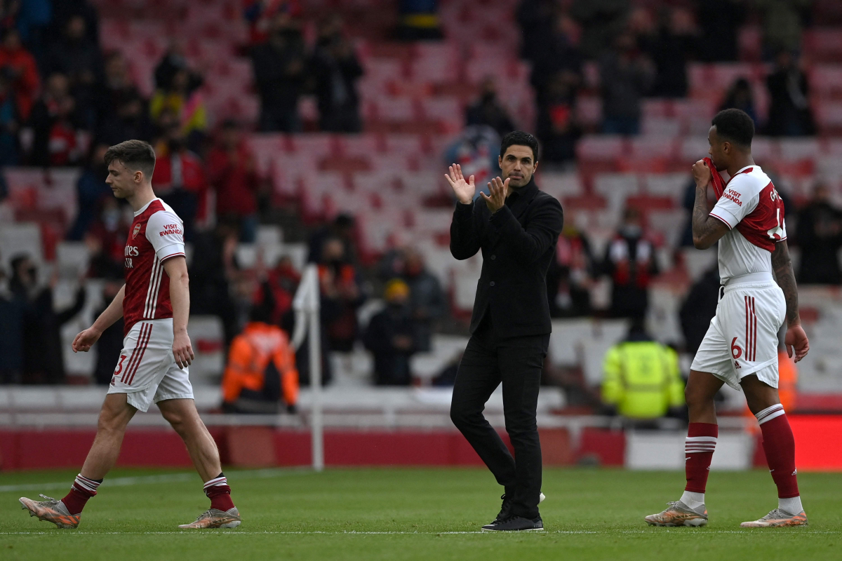 Arsenal của HLV Mikel Arteta đã rơi xuống bét bảng tại Premier League mùa này sau 3 vòng đấu