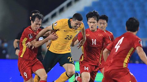 ĐT Việt Nam bị Australia chặn đứng chuỗi 17 trận bất bại trên sân nhà